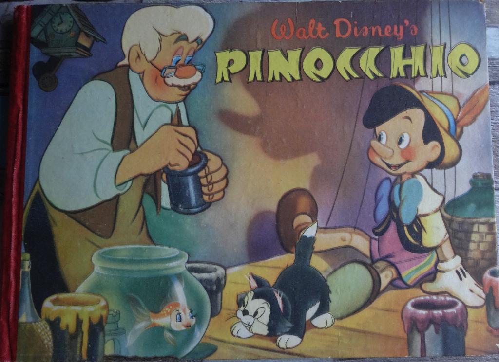 PINOCCHIO * OUD PLAATJESALBUM * Walt Disney *, Boeken, Prentenboeken en Plaatjesalbums, Verzenden, Gelezen, Disney, Plaatjesalbum