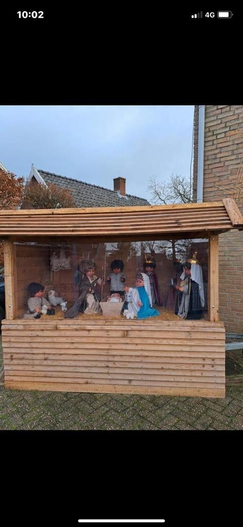 Kerststal op aanhangwagen, Diversen, Kerst, Ophalen