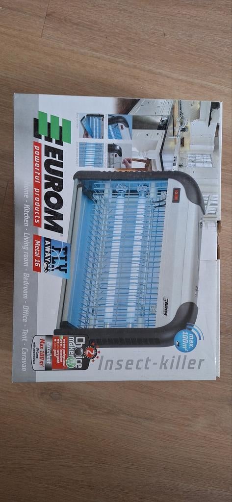 Eurom insect killer, insecten/vliegen vangen NIEUW IN DOOS, Ophalen of Verzenden, Nieuw, Overige soorten