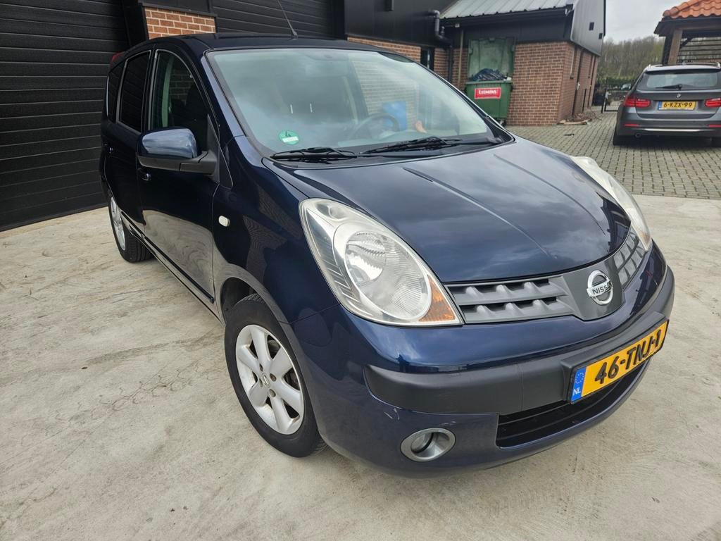 Nissan Note 1.4 16V 2006 Blauw, Auto's, Voorwielaandrijving, 4 cilinders, Blauw, Particulier