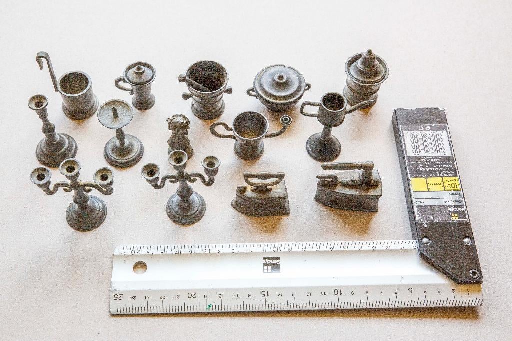 Tinnen miniaturen, Antiek en Kunst, Ophalen of Verzenden