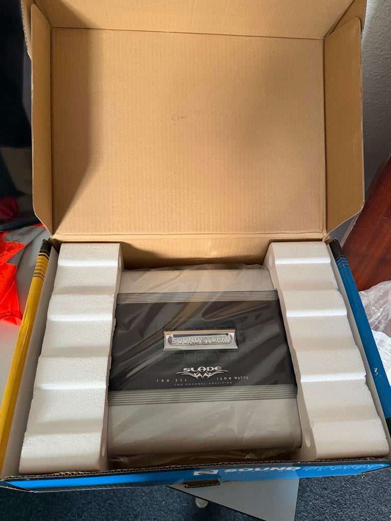 Sound Storm Laboratories SLODE 700.2SL Versterker, Auto diversen, Ophalen of Verzenden, Zo goed als nieuw