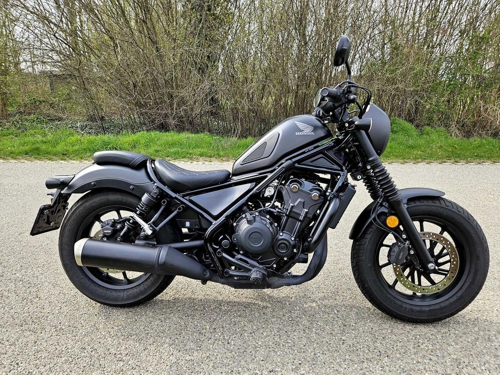 HONDA CMX 500 REBEL-S 2021 ABS VALBEUGEL MAT-Zwart 6400 Km - foto 3