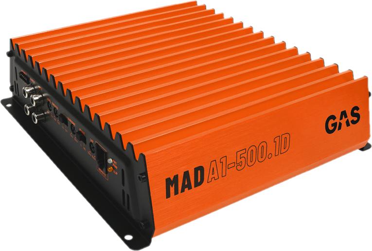 Gas Audio POWER MAD A1-500.1D Monoblok versterker, Auto diversen, Autospeakers, Info@optimount.nl, Nieuw, Ophalen of Verzenden