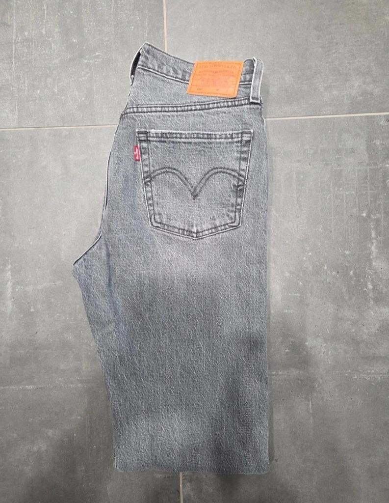 Levi's 501 high waist straight fit, z.g.a.n, Ophalen of Verzenden, Zo goed als nieuw, Blauw, W27 (confectie 34) of kleiner