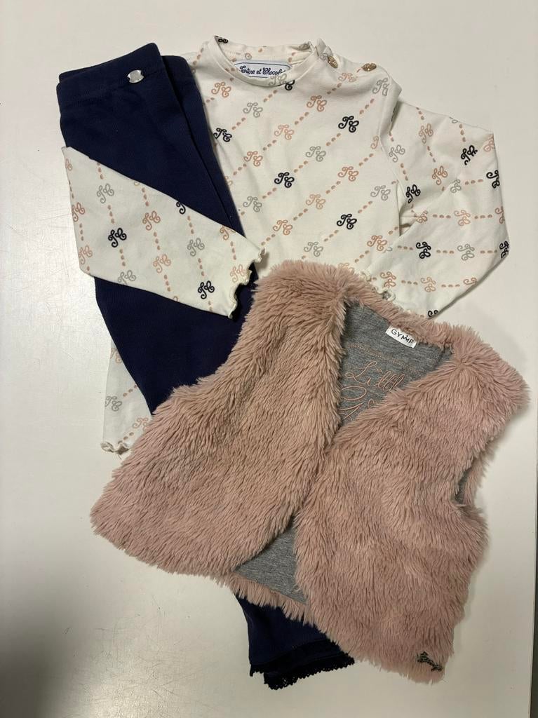 Prachtig Tartine Et Chocolat setje maat 92/98, Ophalen of Verzenden, Zo goed als nieuw, Meisje, Setje