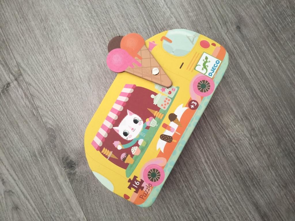 Djeco ijscowagen puzzel 16 stukjes, Ophalen