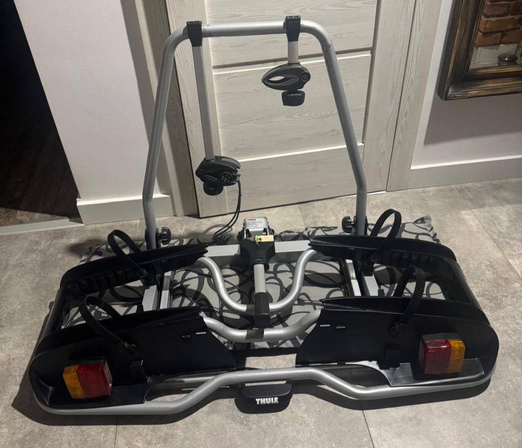 Fietsendrager Thule EP 916 e-bike, Auto diversen, Gebruikt, Ophalen of Verzenden, 2 fietsen, Trekhaakdrager