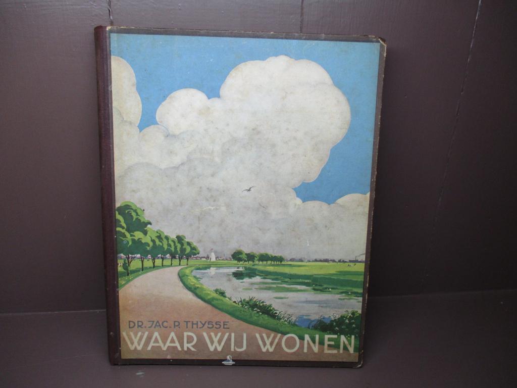 Verkade album Waar wij wonen (1937), Dr. Jac. P. Thijsse, Boeken, Prentenboeken en Plaatjesalbums, Ophalen of Verzenden, Gelezen