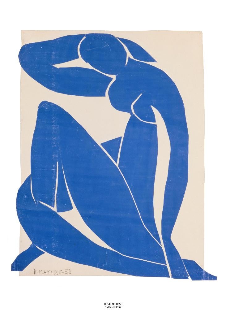 Henri Matisse - Nu Bleu II, 1952 - poster, Ophalen of Verzenden