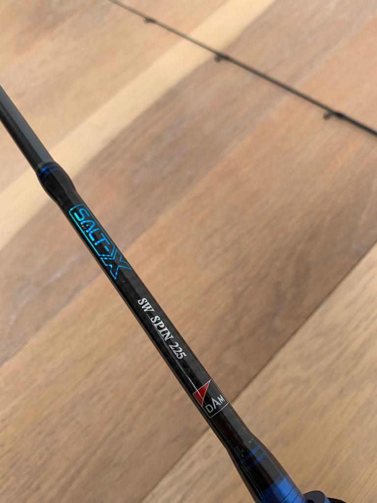 Nieuwe Dam Salt-X spinhengel + Mitchell molen, 2.25m 2.5-10g, Mitchell, Nieuw, Ophalen of Verzenden, Mitchell