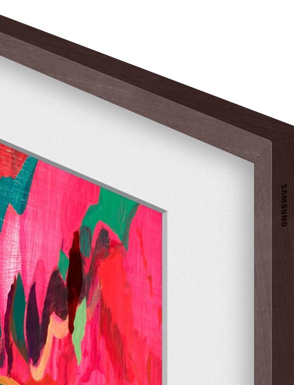 Samsung the Frame lijst 55 inch (walnoot), Ophalen of Verzenden, Zo goed als nieuw