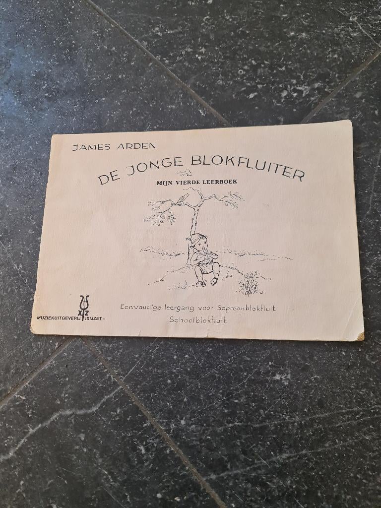 Blokfluit les boekje 4 James Arden, Gebruikt, Klassiek, Les of Cursus, Ophalen of Verzenden