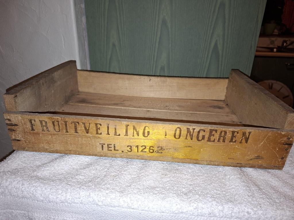 oude fruitkistje, Tongeren, jaar 1960, Ophalen of Verzenden