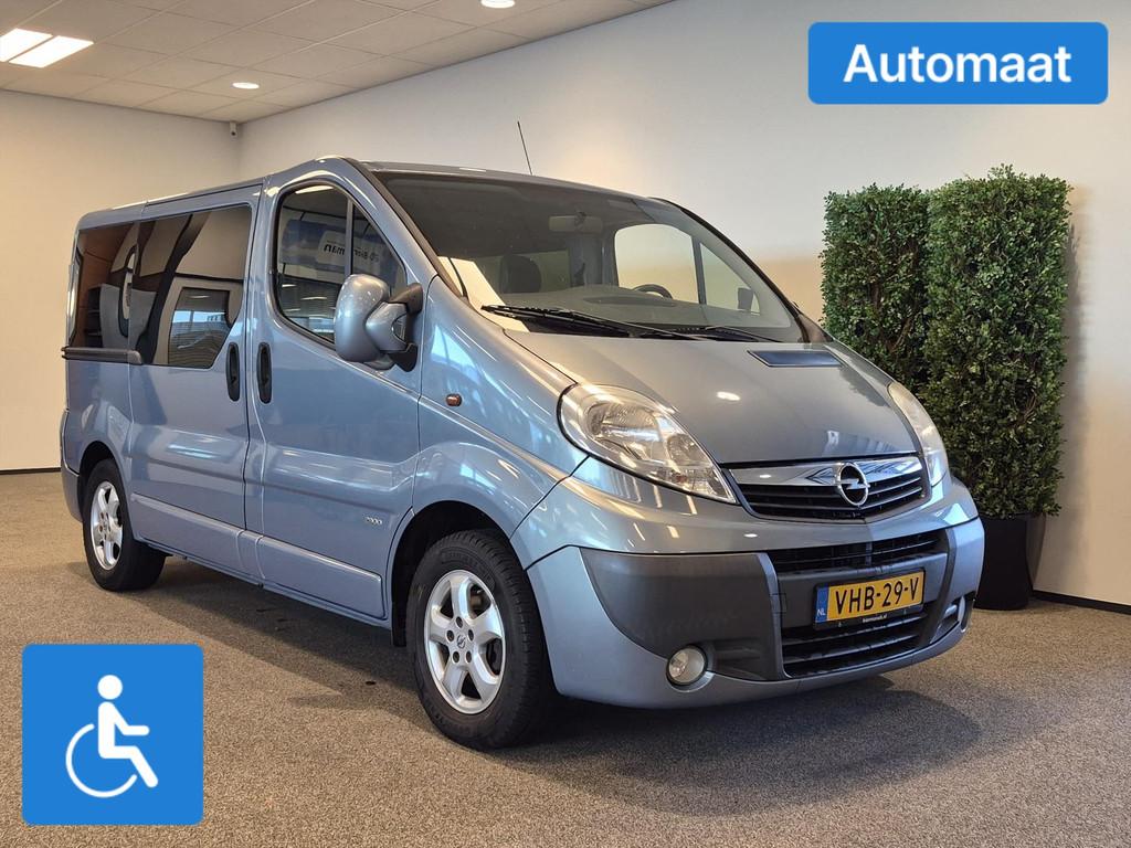 Opel Vivaro L1H1 Rolstoelbus Automaat 4+1 (airco), Auto's, Automaat, Stof, 4 cilinders, Bedrijf