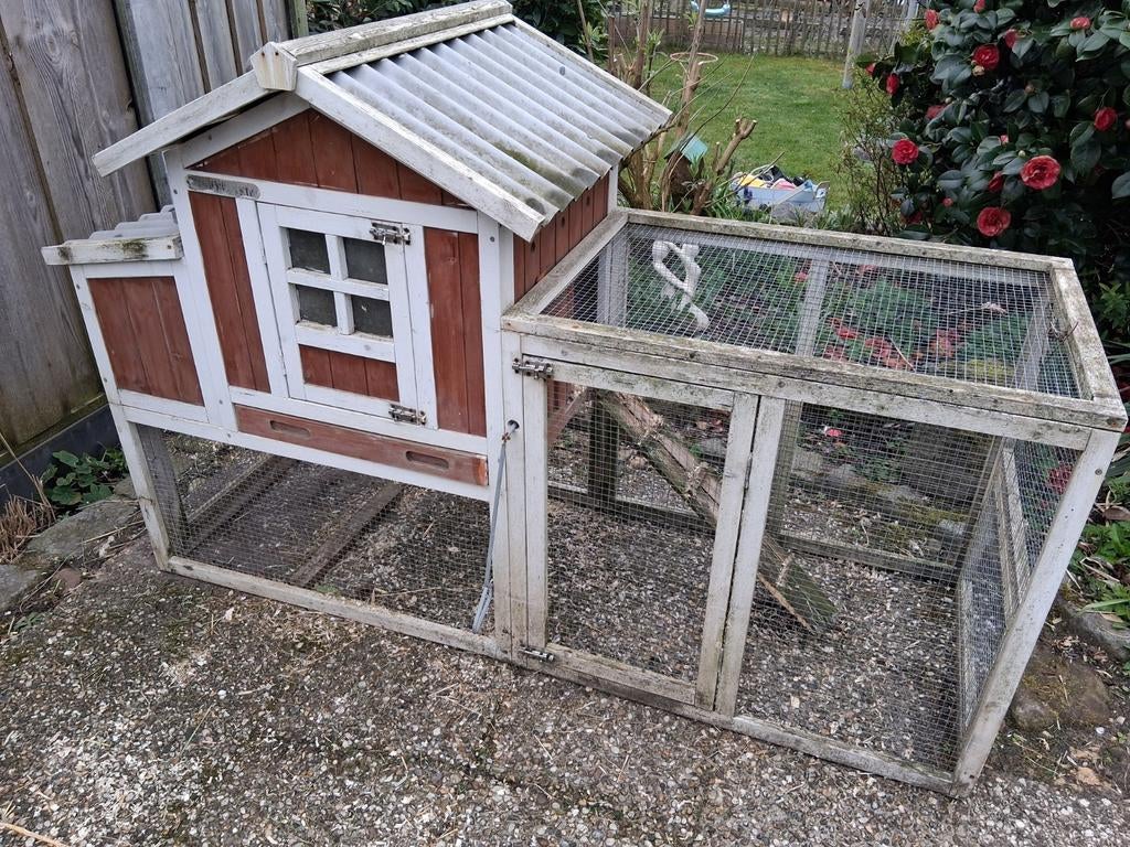 Kippen/ konijnen hok, Dieren en Toebehoren, Ophalen, Gebruikt, Kippenhok of Kippenren