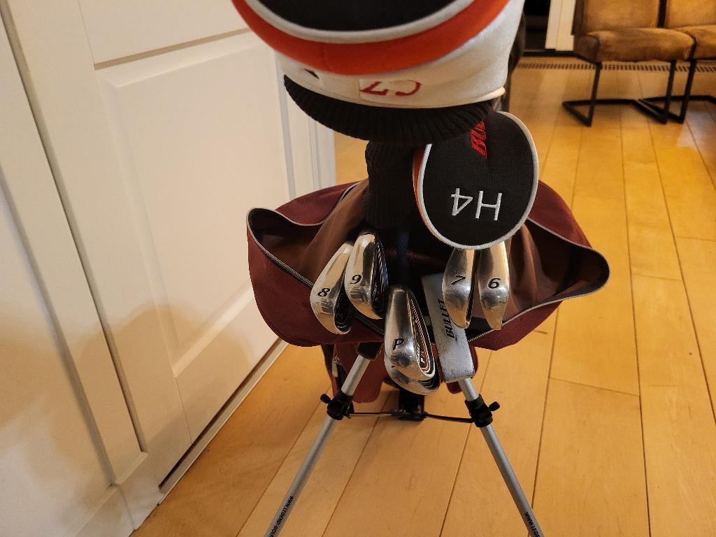 Halve heren set van Bullet met Putter-Hybride-driver en tas, Ophalen, Gebruikt, Set, Overige merken