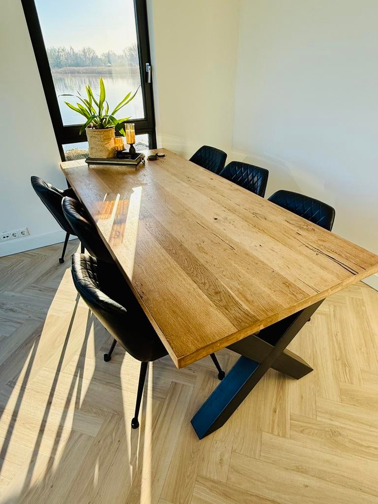 Henders & Hazel eettafel (teakhout), Ophalen, Teakhout, 200 cm of meer, 50 tot 100 cm