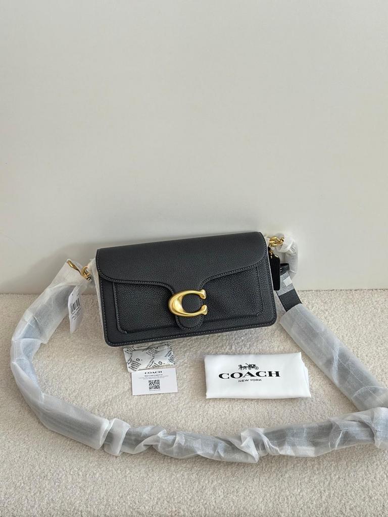 Coach Tabby Schoudertasje Zwart Leer Nieuw, Ophalen, Nieuw, Zwart, Schoudertasje