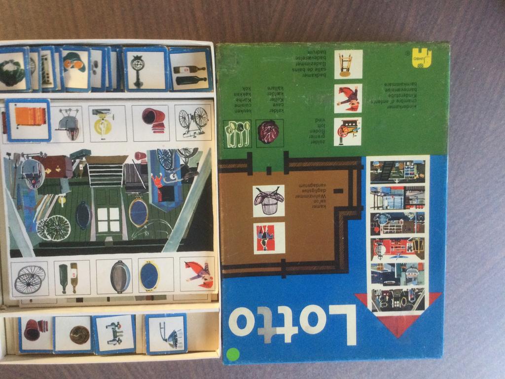 Lotto het huis Jumbo vintage Lotto spel, Ophalen of Verzenden, Gebruikt