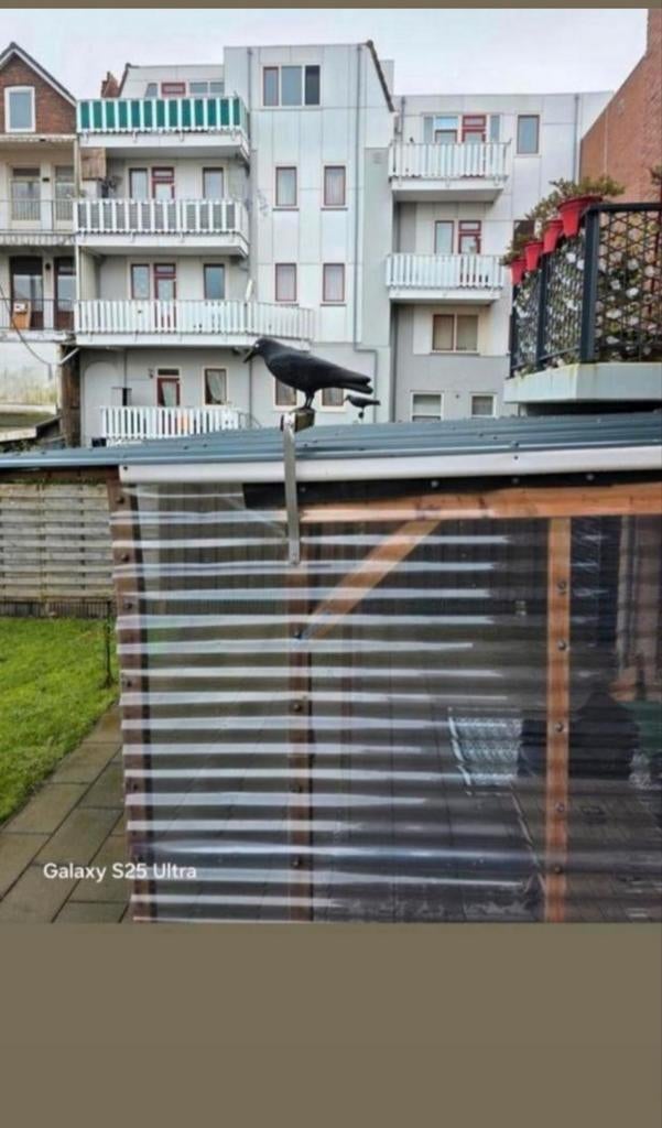 Overkapping"gedemonteerd en al"alles in een koop., Ophalen