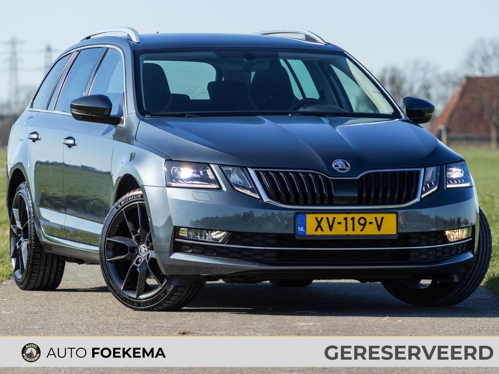 Skoda Octavia Combi 1.5 TSI Greentech Style Business LED 18", Stof, Gebruikt, 150 pk, Origineel Nederlands
