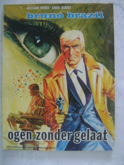 bruno brazil--ogen zonder gelaat, Eén stripboek, Ophalen of Verzenden, Gelezen