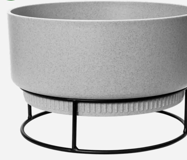 Nieuwe Dutch design plantenschaal Daphna Laurens voor Elho, 25 tot 40 cm, Kunststof, Rond, Nieuw