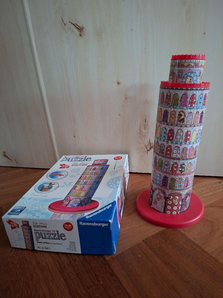 3D Puzzel Toren van Pisa - Ravensburger, Ophalen of Verzenden, Minder dan 500 stukjes, Zo goed als nieuw, Rubik's of 3D-puzzel