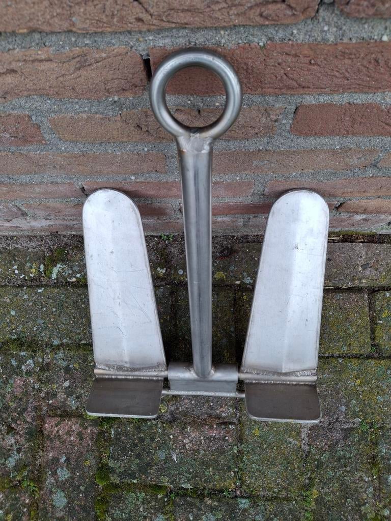 RVS anker, scheepsanker, bootanker, klapanker, botenanker, Ophalen, Zo goed als nieuw