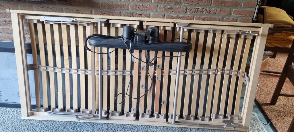 Verstelbare lattenbodem, Ophalen, Eenpersoons, 90 cm