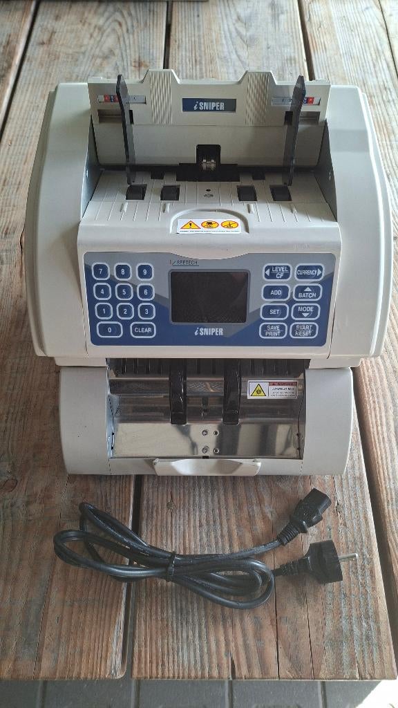 i Sniper ST-2000 geld tel machine met STORING., Postzegels en Munten, Munten en Bankbiljetten | Toebehoren, Ophalen of Verzenden