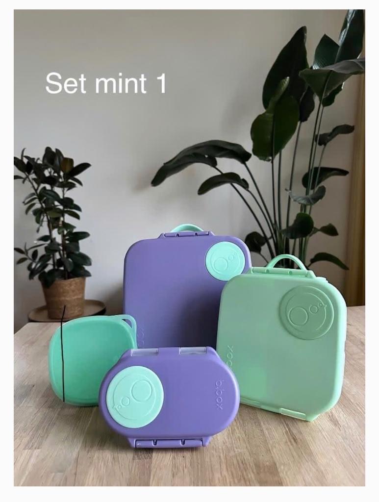 B.box lunchbox + snack box + sets voor school, Ophalen of Verzenden, Nieuw