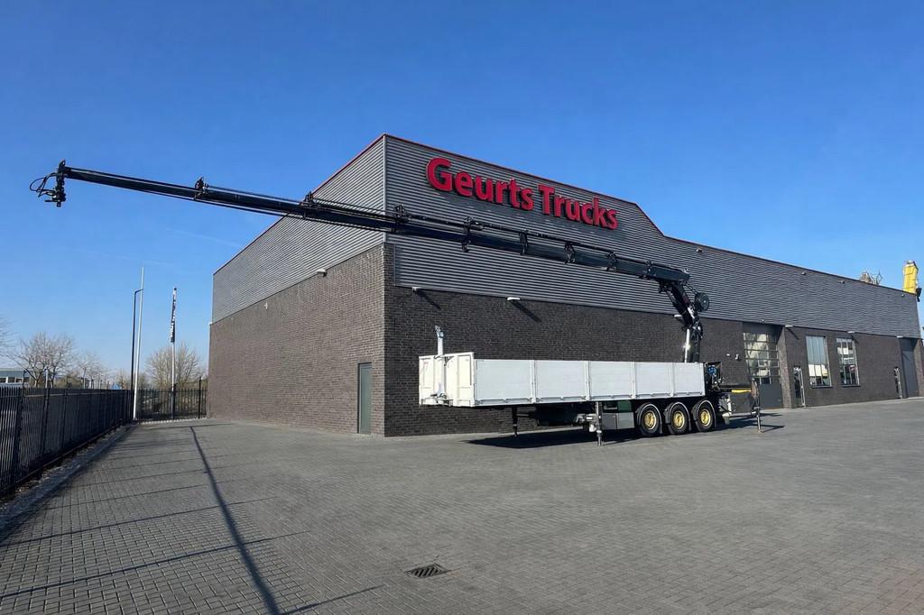 Kwb 3 ASSER KRAANOPLEGGER HIAB 477-8 (bj 2018), Auto's, Vrachtwagens, Overige brandstoffen, Wit, Bedrijf, Aanhangers en Opleggers