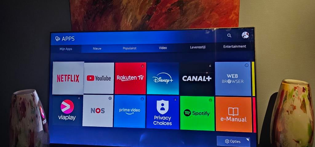50 inch QLED Samsung Smart TV 4K HDR in topstaat, Ophalen of Verzenden, Zo goed als nieuw, 100 cm of meer, Samsung