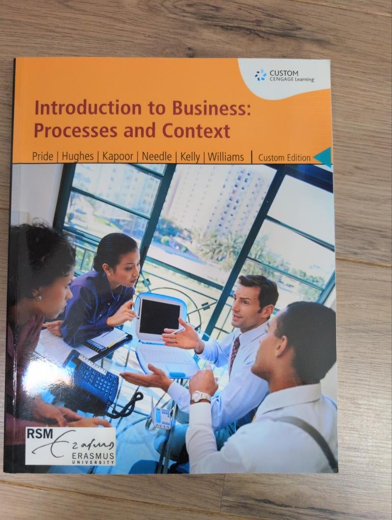 Introduction to Business: Processes and Context, Pride, Hughes, Kapoor, Needle, Kelly, Williams, Ophalen of Verzenden, Gamma, WO