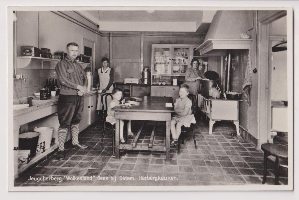 256 Beek Jeugdherberg Wolkenland Herbergkeuken Mensen Kinder, Verzamelen, Verzenden, 1960 tot 1980, Ongelopen, Gelderland