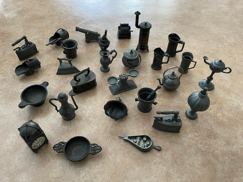 Vintage Letterbak Miniaturen Collectie, Antiek en Kunst, Curiosa en Brocante, Ophalen of Verzenden