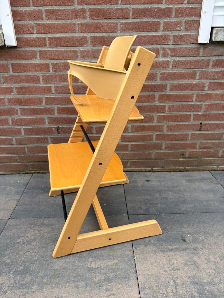Nieuw model stokke tripp trapp stoel met baby set, Ophalen of Verzenden, Zo goed als nieuw, Meegroeistoel