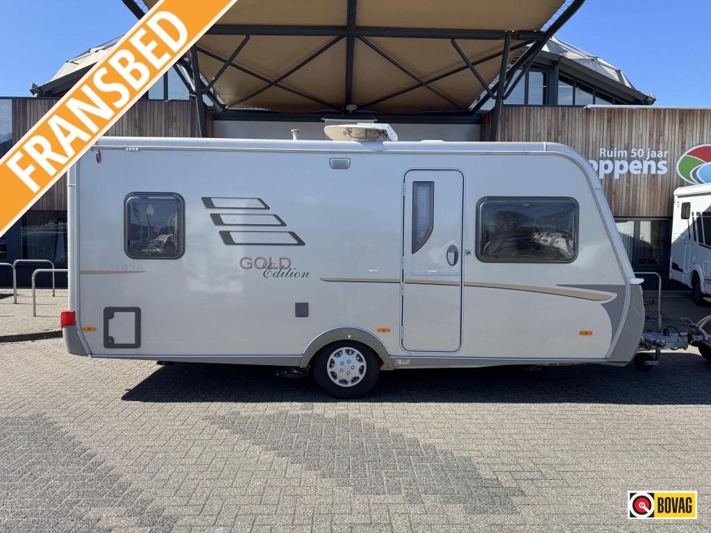 Eriba Nova 465 2008 MOVER + LUIFEL!!!, Caravans en Kamperen, Standaardzit, Overige typen, Bedrijf, 4 tot 5 meter