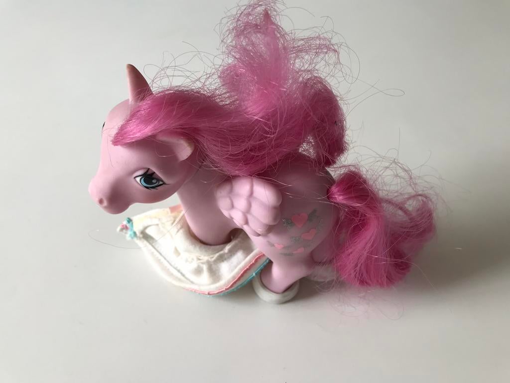 Vintage hasbro G1 my little pony,pegasus heart trob, Ophalen of Verzenden, Gebruikt