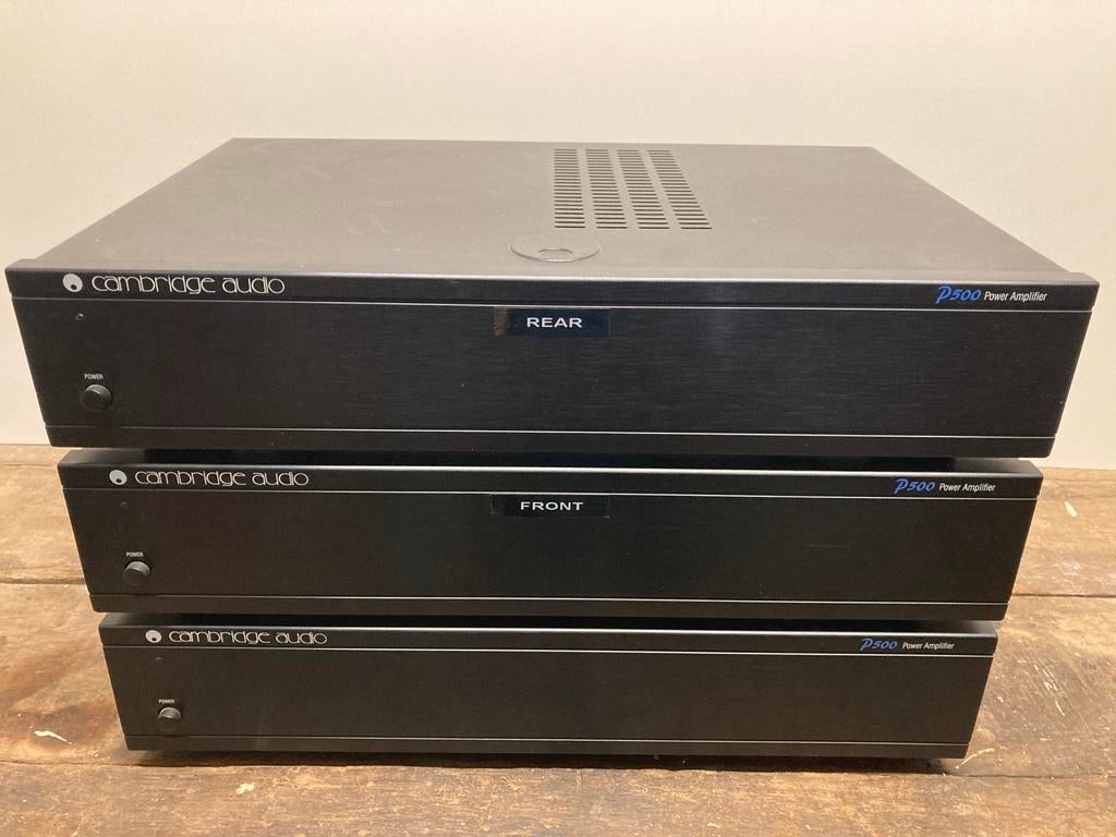 Cambridge Audio P500 eindversterkers (2 stereo, 1 mono), Audio, Tv en Foto, Versterkers en Receivers, Overige merken, Ophalen of Verzenden