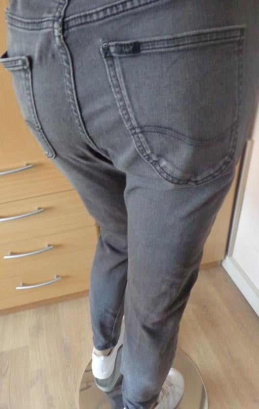 Lee grijze stretch spijkerbroek W32 L32, Verzenden, W30 - W32 (confectie 38/40), Lee, Grijs