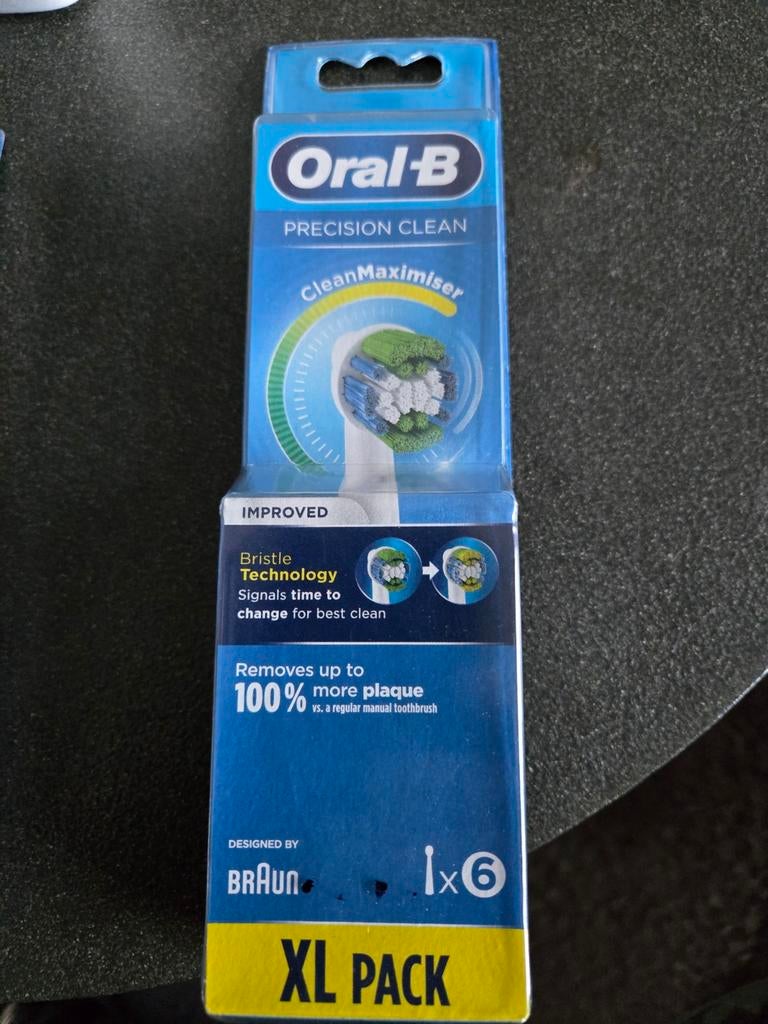 Oral-B Precision Clean opzetborstels XL Pack 1x6, Ophalen of Verzenden