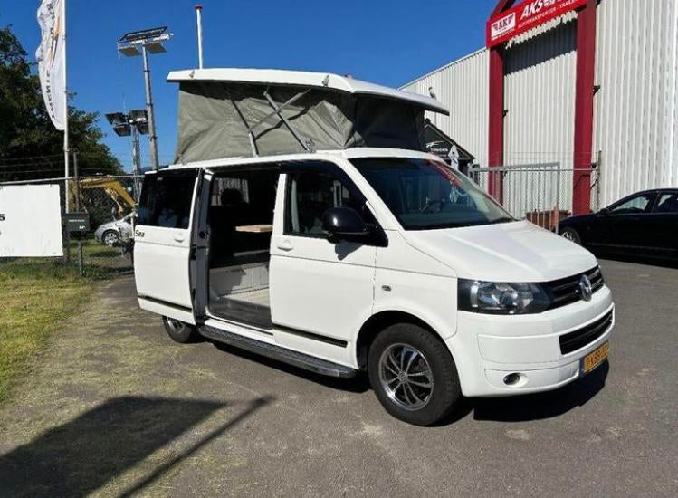 Volkawagen KOMBI/CAMPER T5 California, Caravans en Kamperen, Automaat, Buscamper of Camperbus, Volkswagen, Tot en met 2