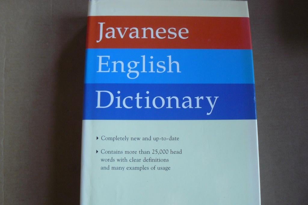 JAVAANS / JAVANESE - ENGLISH / dictionary / Stuart Robson, Ophalen of Verzenden, Zo goed als nieuw, Van Dale, Engels
