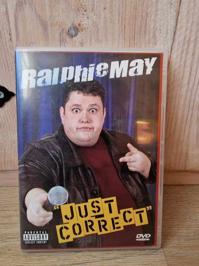Ralphie May - Just Correct DVD (Stand-up Comedy), Alle leeftijden, Ophalen of Verzenden, Gebruikt, Stand-up of Theatershow