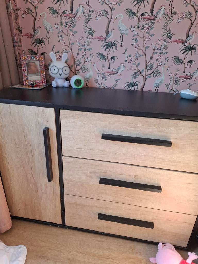 Commode met ladeblok en kastje, Kinderen en Baby's, Ophalen, Gebruikt, 50 tot 70 cm, 100 cm of meer
