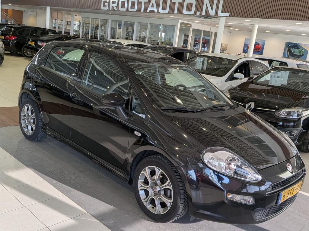 Fiat Punto Evo 0.9 TwinAir Edizione Cool Airco, Cruise Contr, Voorwielaandrijving, Euro 5, Gebruikt, Zwart