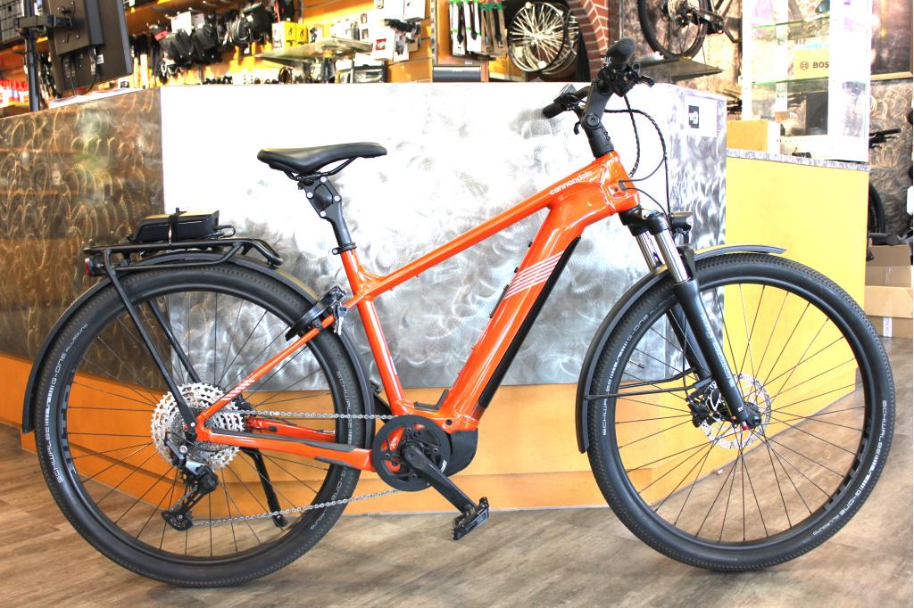 Zeer nette gebruikte Cannondale Tesero mountain E-Bike, Gebruikt, Niet ingevuld, Minder dan 47 cm, 50 km per accu of meer